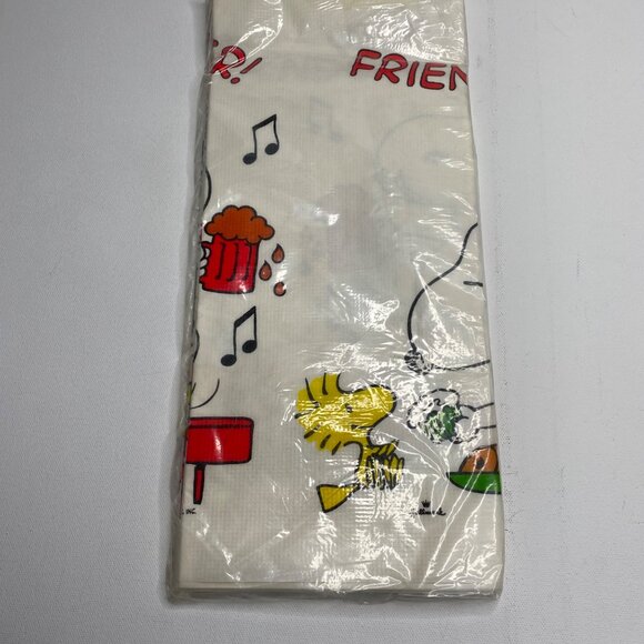 Vintage Peanuts New In Package Snoopy Paper Table Cloth Woodstock Root Beer Food - Picture 2 of 5